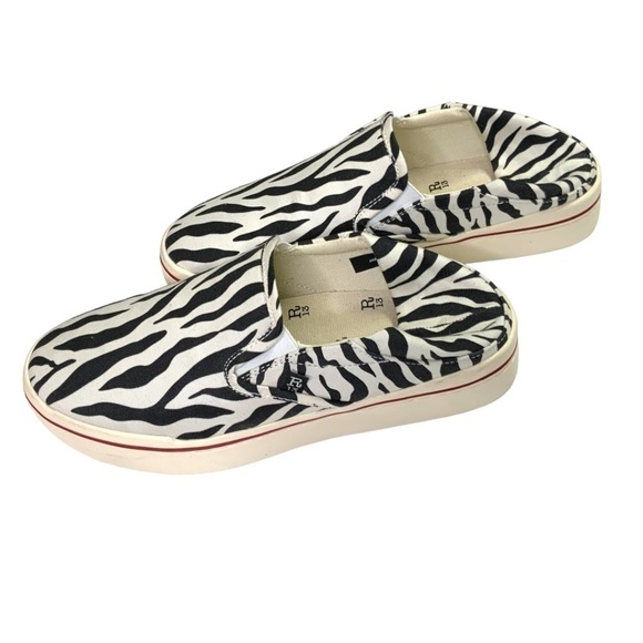 R13 100% Cotton Canvas Slip On Sneakers Rubber Sole Very Clean Women Sz 10 - Picture 8 of 13